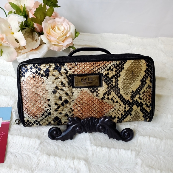 Handbags - Snake print wallet